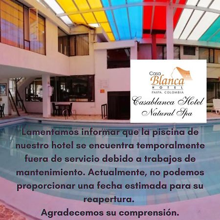 Hotel Casablanca Natural Spa Paipa Dış mekan fotoğraf