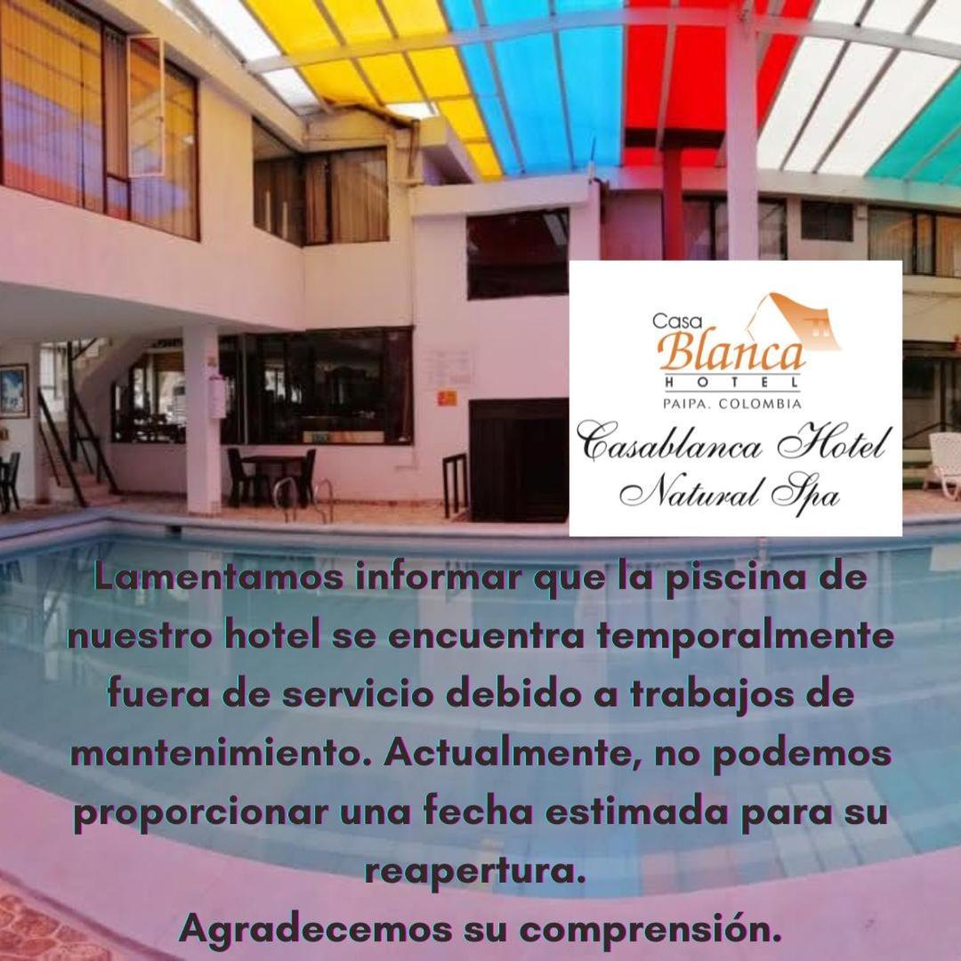 Hotel Casablanca Natural Spa Paipa Dış mekan fotoğraf